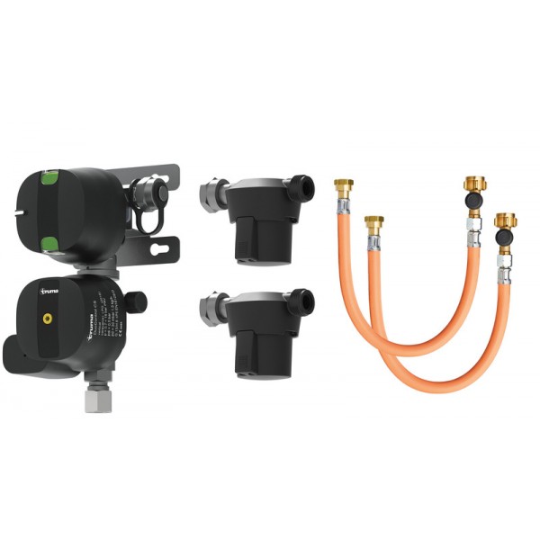Газов регулатор Truma DuoControl CS Vertical Set – с Crash Sensor и 2 маркуча G12 (DE)