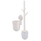 Compact Toilet Brush for Motorhomes and Caravans with Holder and Suction Cup