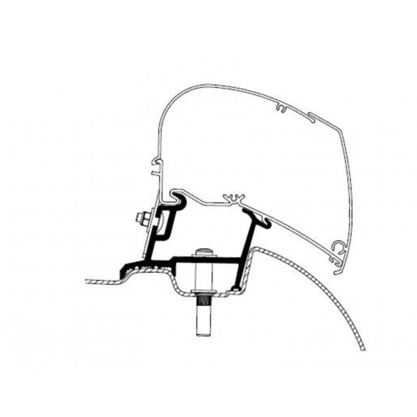 Адаптер за монтаж на тента Thule Omnistor – Mercedes Sprinter & VW Crafter (от 2006)