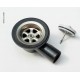 Water drain 39mm angled with plug