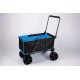 Beach buggy with wide detachable tires and pannier