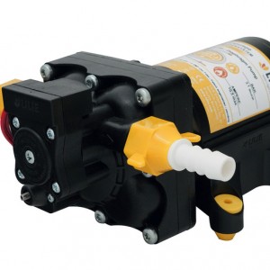 LILIE Soft Series Pump White Yellow with Bypass Control - 3.1 bar 12.2 l/min