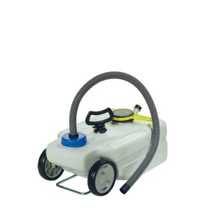 Резервоар Water Taxi 25L за отпадна вода – с колела и маркуч Ø28 mm