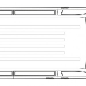 Термоизолационна щора за задна врата (hinged door) – VW T5 / T6 Isoflex