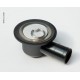 Water drain 39mm angled with plug