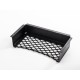 Aluminum frame with storage net L, black