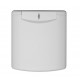 CEE 230 V Power Inlet with Magnetic Cover – White