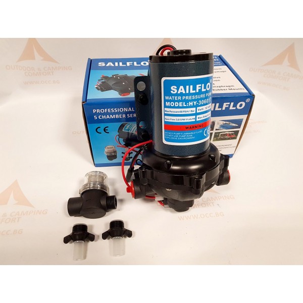 Water pump 12V, 11.4 L/m, 4.1 Bar