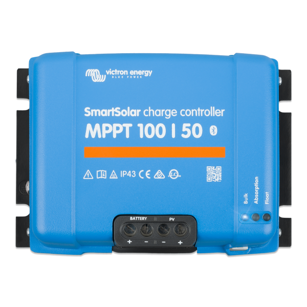Victron SmartSolar MPPT 100/50 (12/24V-50A) Solar Controller with Bluetooth