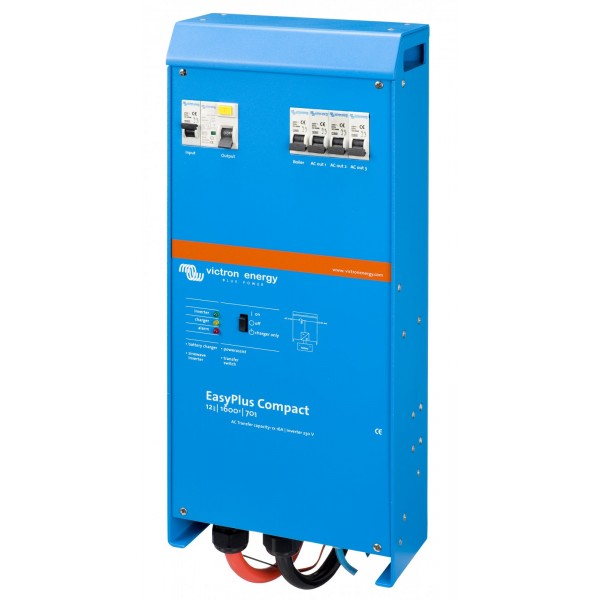 Victron EasyPlus C 12/1600/70-16 – комбиниран инвертор/зарядно устройство 12 V, 1600 VA