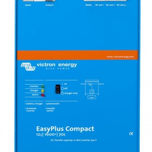 Victron EasyPlus C 12/1600/70-16 – комбиниран инвертор/зарядно устройство 12 V, 1600 VA