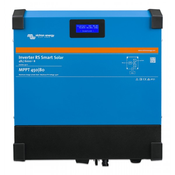 Victron Inverter RS 48/6000 230V Smart Solar – inverter with solar MPPT charger