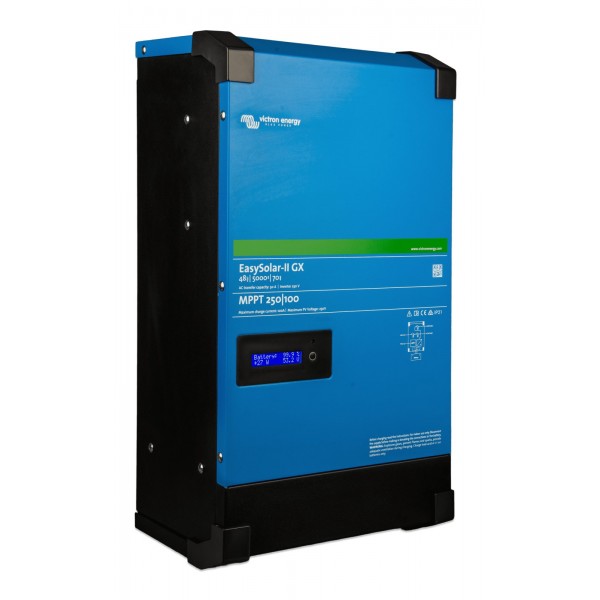 Victron EasySolar-II 48/4k5/55-32 MPPT 250/70 GX – integrated inverter/charger with solar MPPT controller