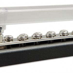 Victron Energy Busbar 150A 2P with 10 Screws + Cover – DC Distribution Busbar