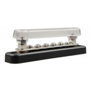 Victron Energy Busbar 150A 2P с 10 винта и капак – DC разпределителна шина