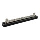 Victron Energy Busbar 150A 2P with 20 Screws + Cover – High-Current DC Busbar