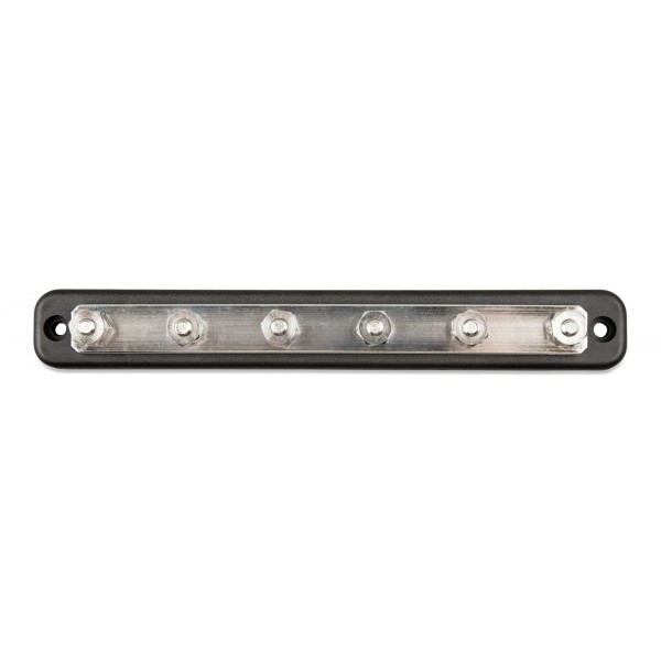 Victron Energy Busbar 150A 6P + cover – 6-полюсна DC шина 150 A с капак