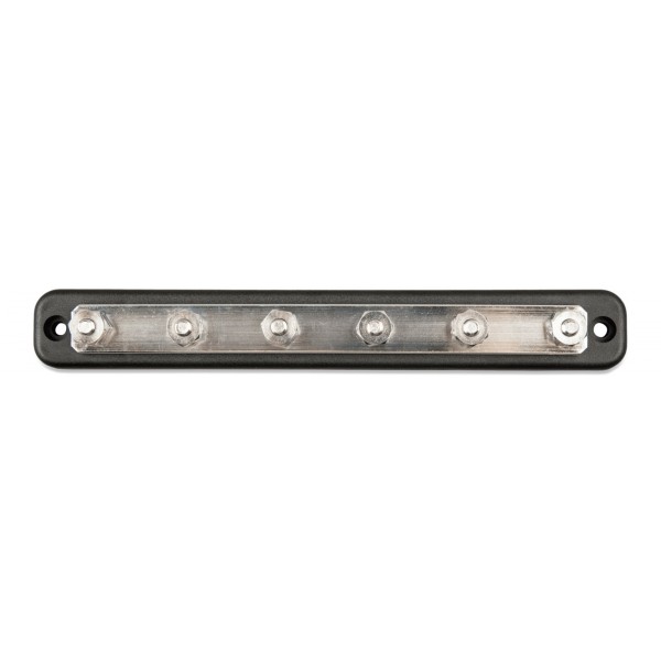 Victron Energy Busbar 150A 6P + cover – 6-полюсна DC шина 150 A с капак