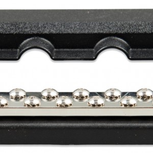 Victron Energy Busbar 250A 2P с 12 винта и капак – двуполюсна токова шина